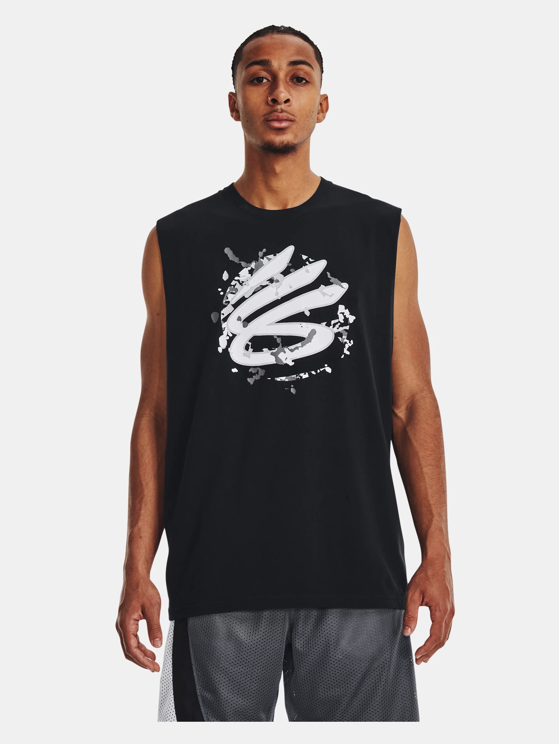 Tシャツ・カットソー [Under Armour] CURRY SLEEVELESS T-SHIRT Under Armour Men's Curry Sleeveless T-Shirt | REVERSIBLE