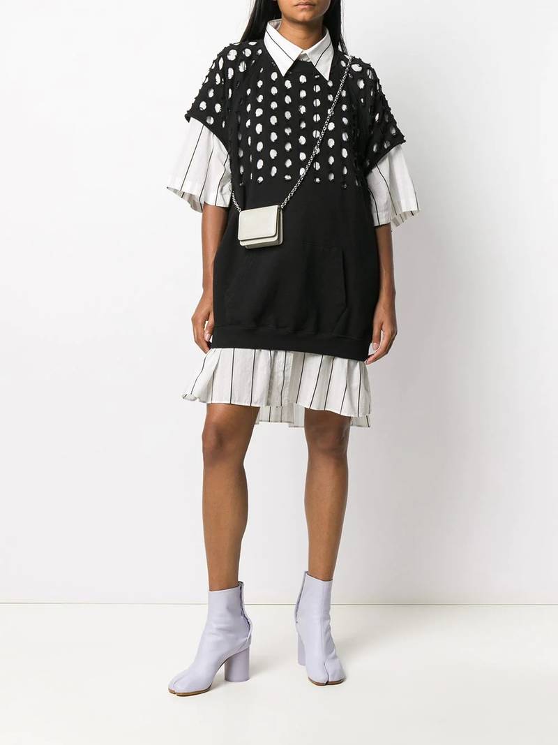 Maison Margiela small four-stitch wallet-on-chain outlook