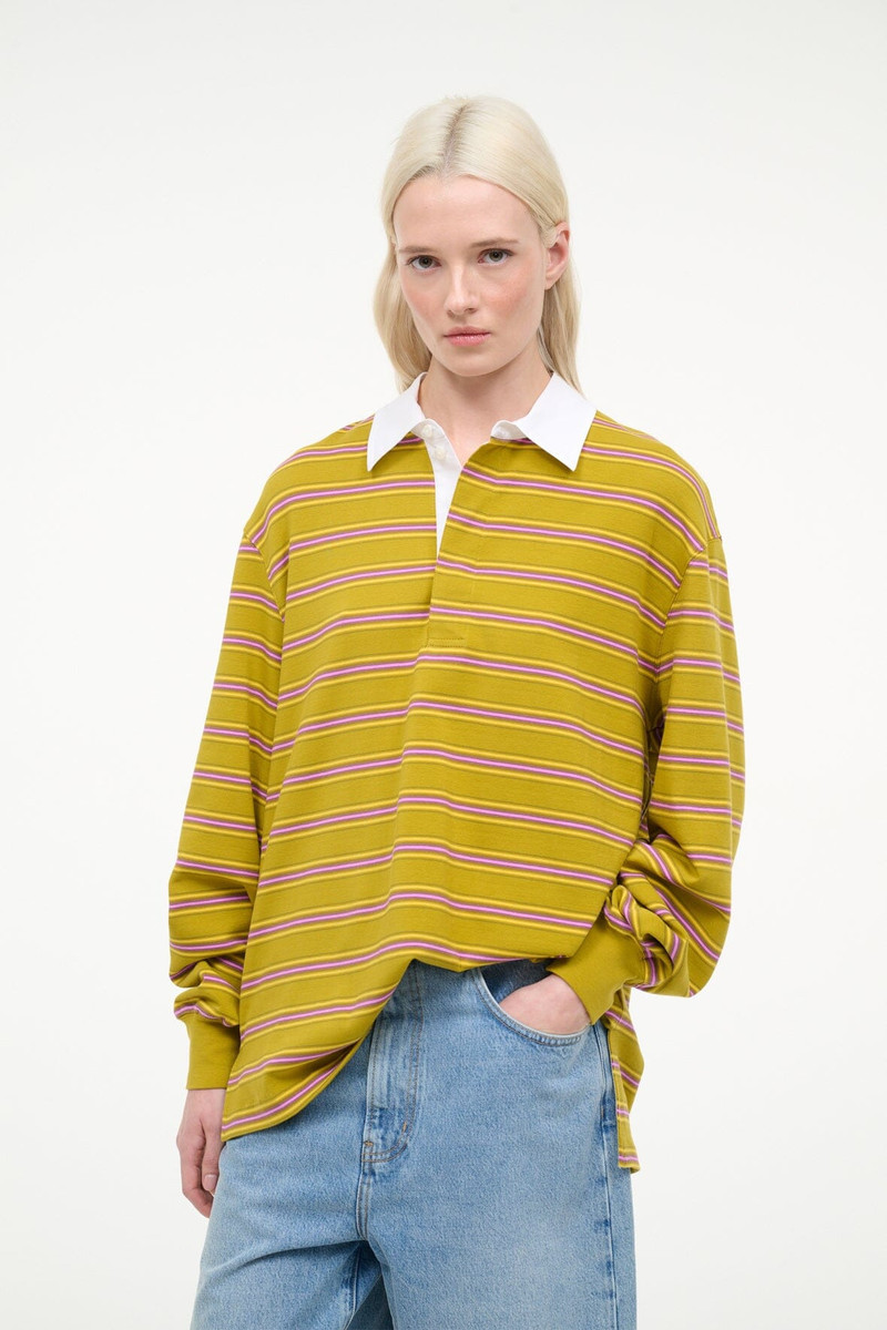 STAUD STAUD GAVIN SHIRT BAJA STRIPE outlook