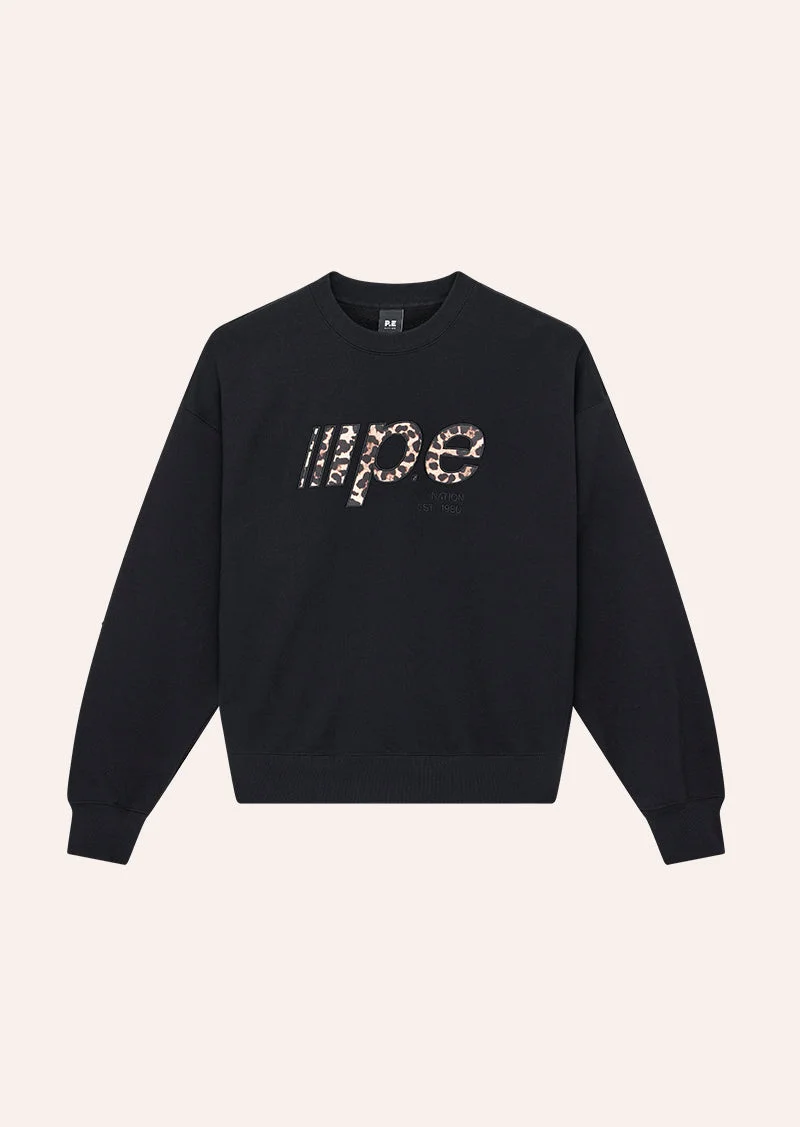 GLIDE 2.0 SWEAT IN BLACK & LEOPARD - 1