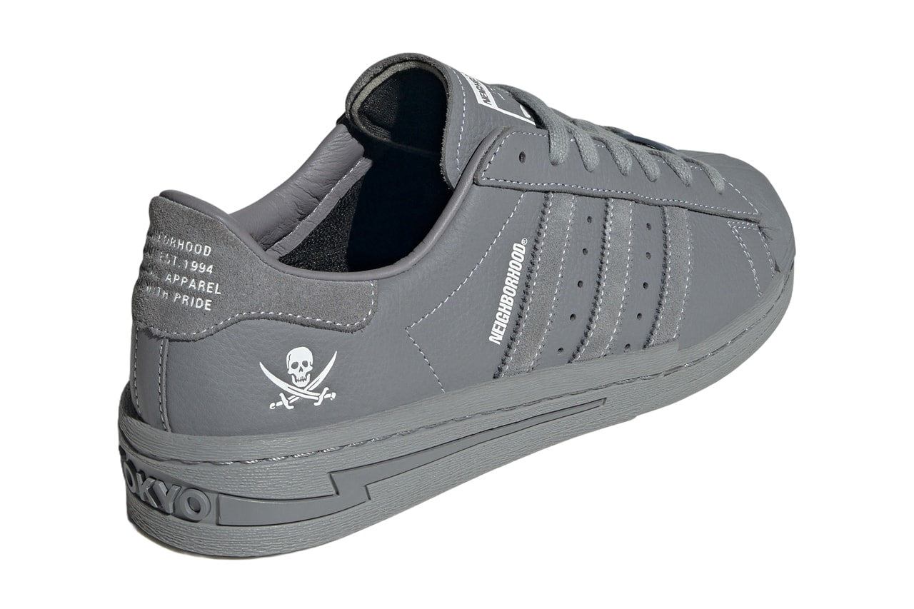 adidas x Neighborhood Superstar 'Cement Grey' IE6115 - 4