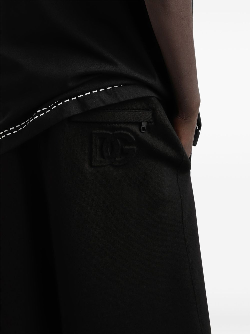 logo-embossed shorts - 5