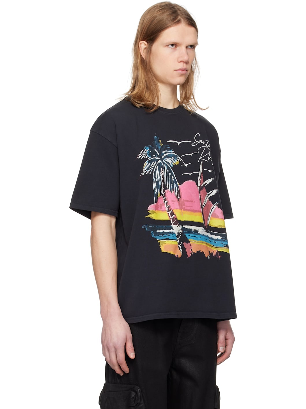 Black 'Saint-Rhude' T-shirt - 2