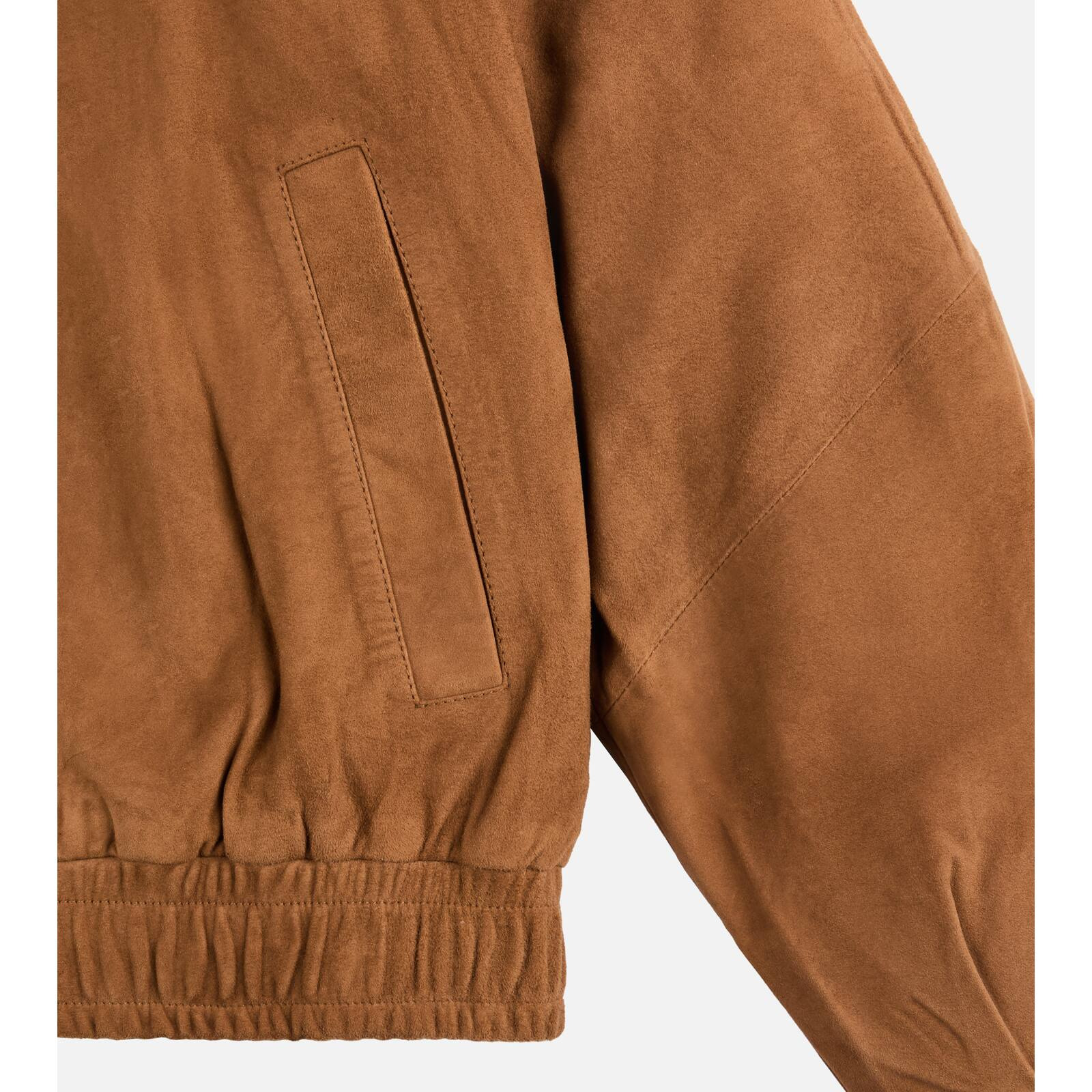 Bomber jacket in suede - 8