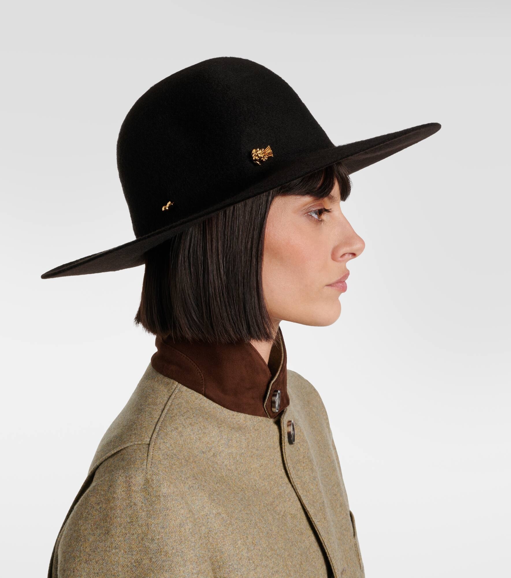 Evelyn cashmere felt hat - 5