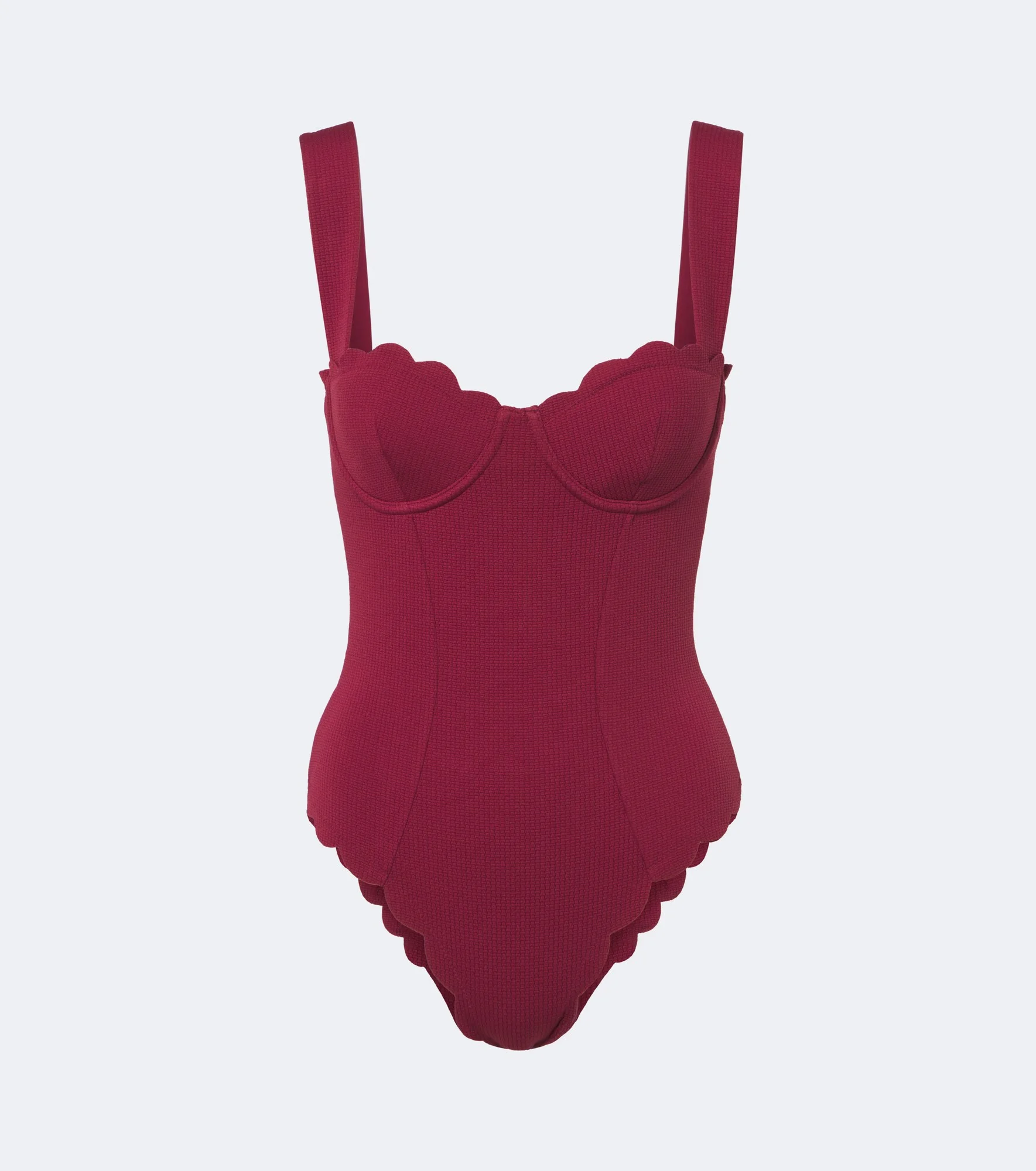 La Roche scalloped swimsuit - 1