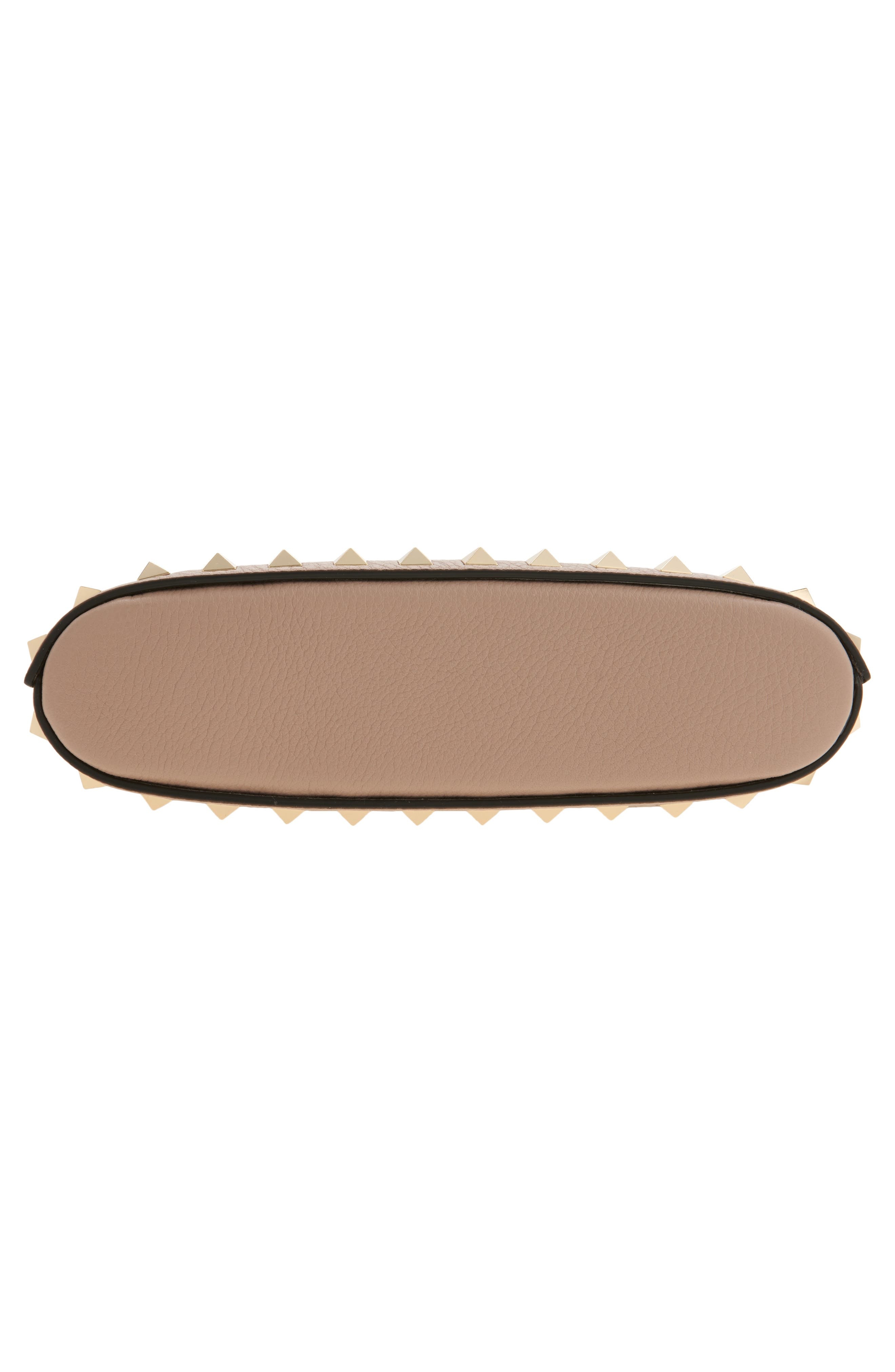 Valentino Garavani Mini Rockstud Leather Top Handle Bag in Poudre at Nordstrom - 8