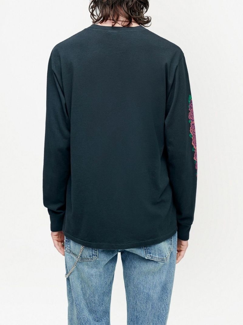 cosmic rose-print sweatshirt - 4