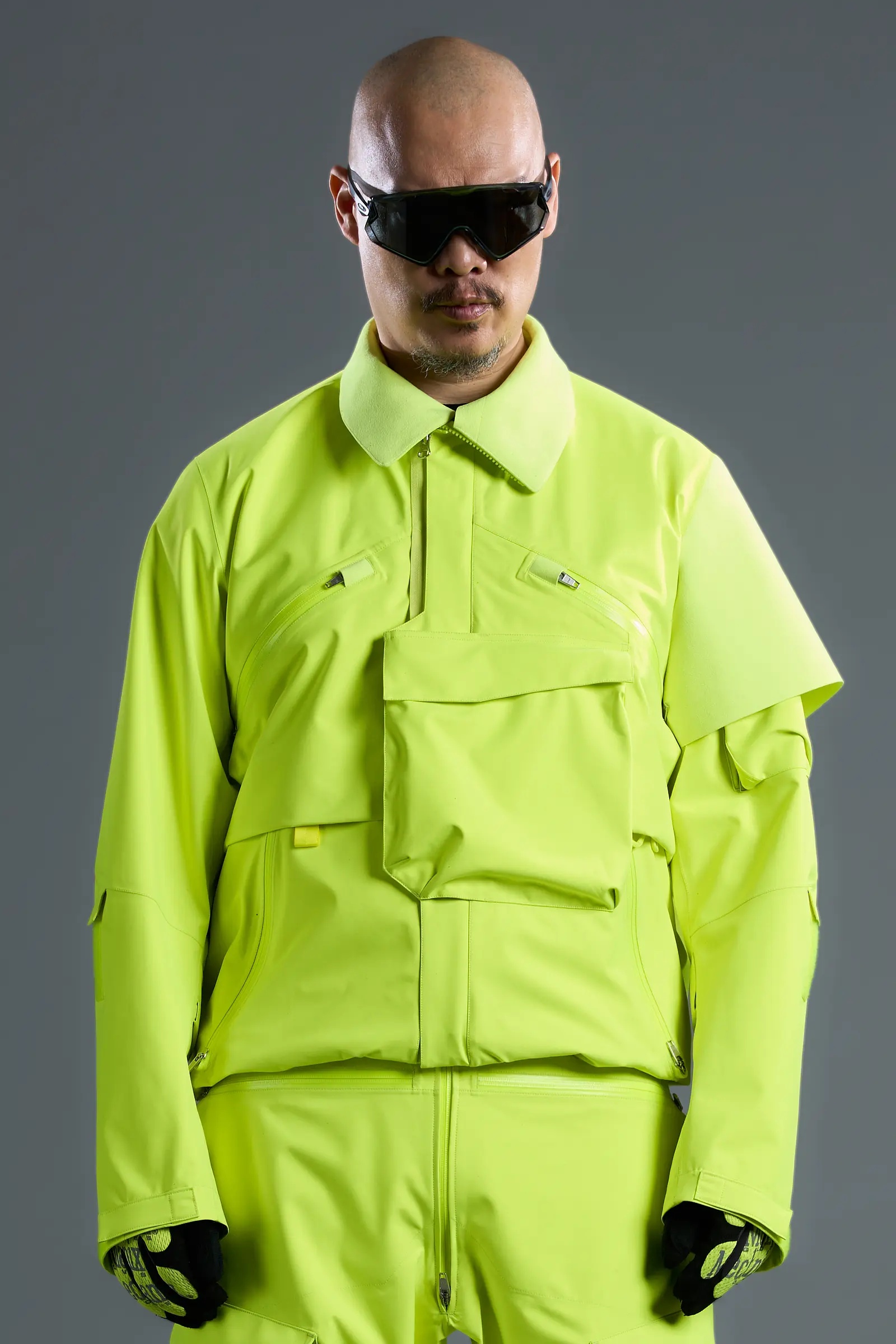 J1W-GTV 2.5L Gore-Tex Interops Jacket Hi-Vis Yellow - 19