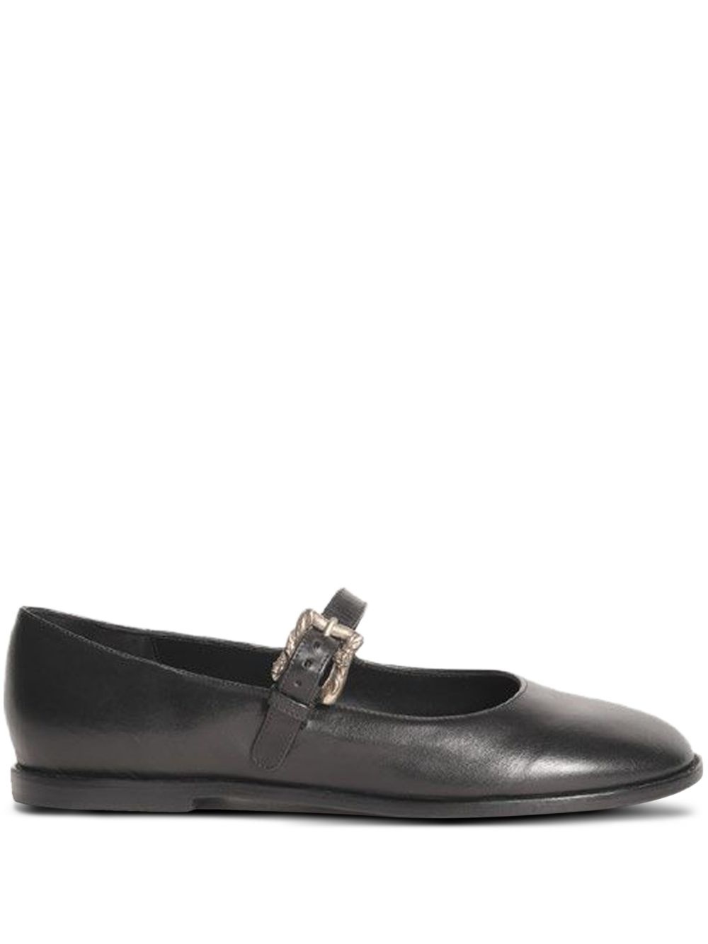 buckle-embellished ballet flats - 1