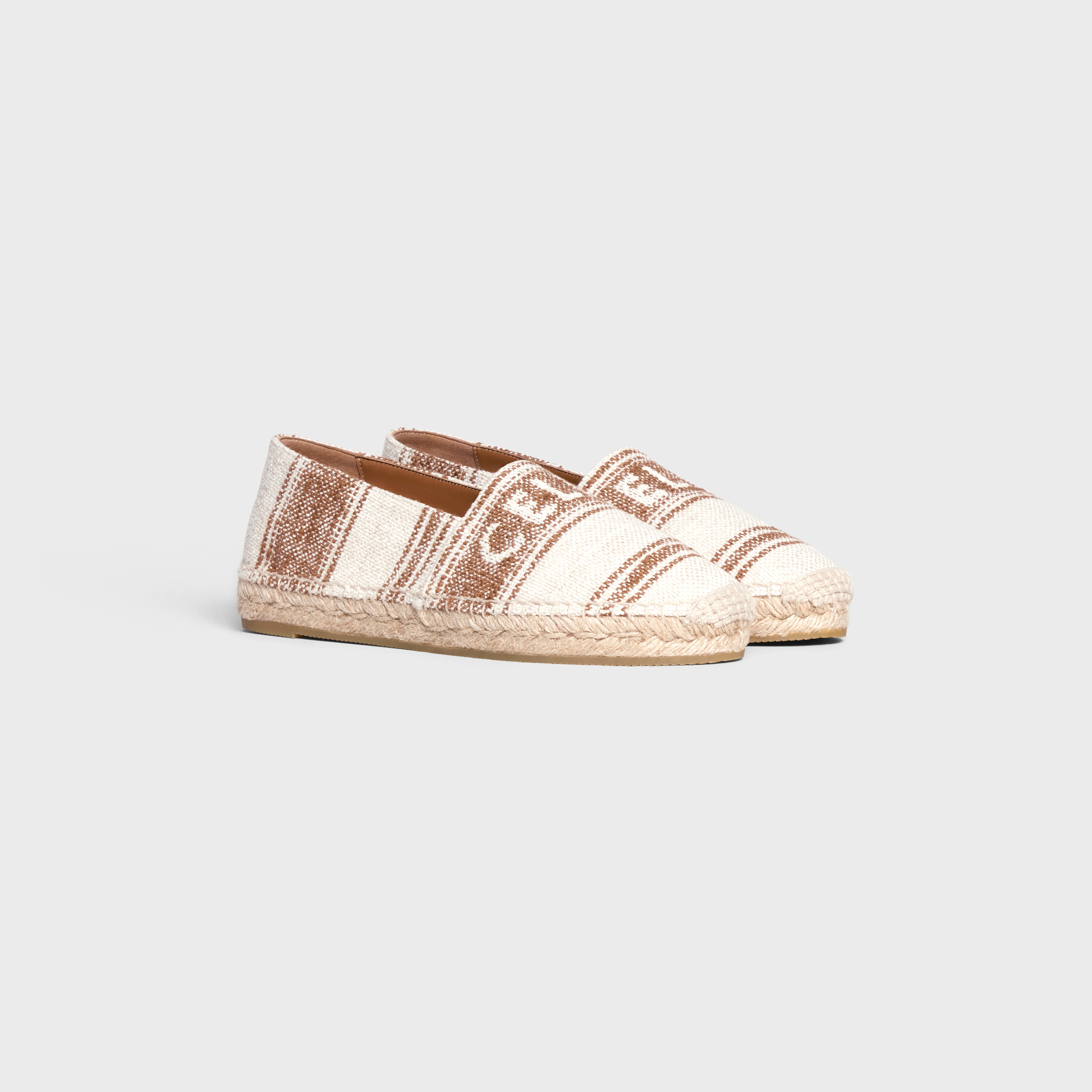 FLAT ESPADRILLE WITH CELINE SIGNATURE in CANVAS - 2