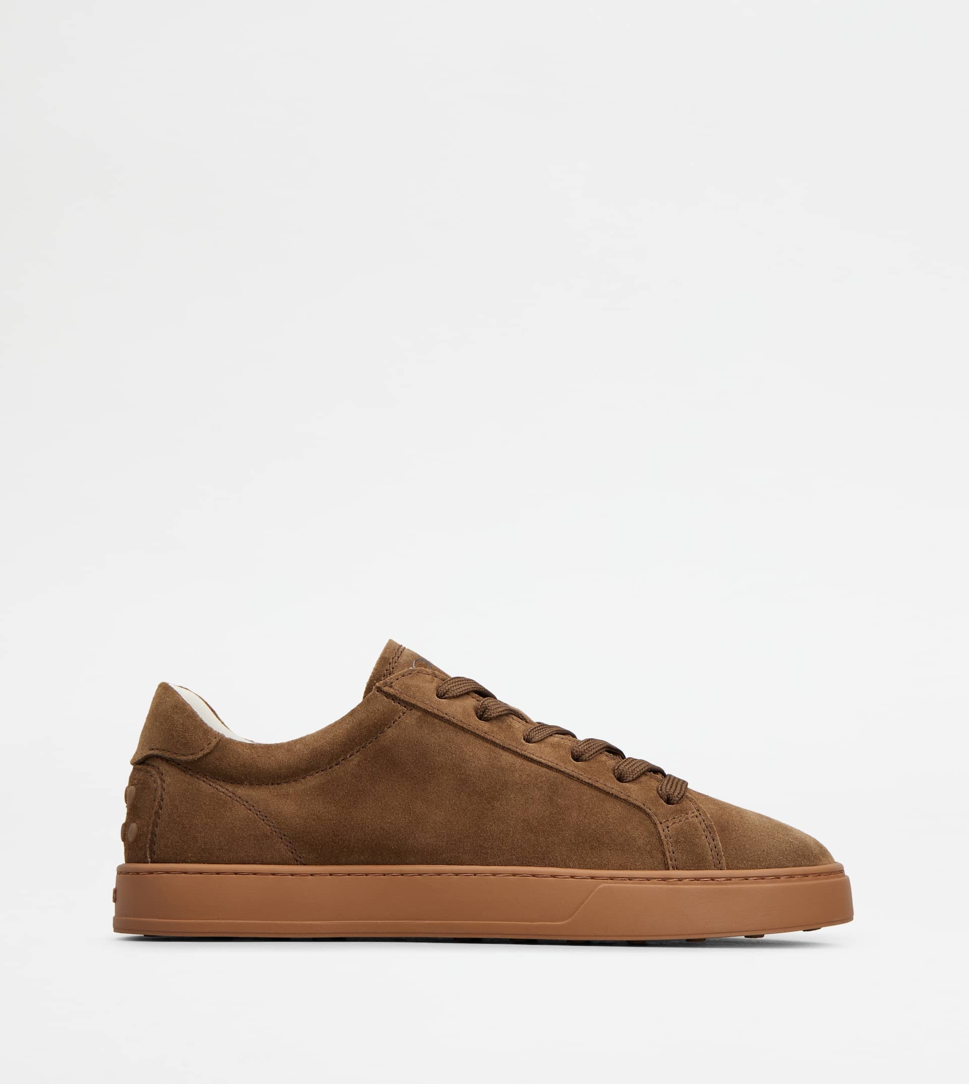 SNEAKERS IN SUEDE - BROWN - 1