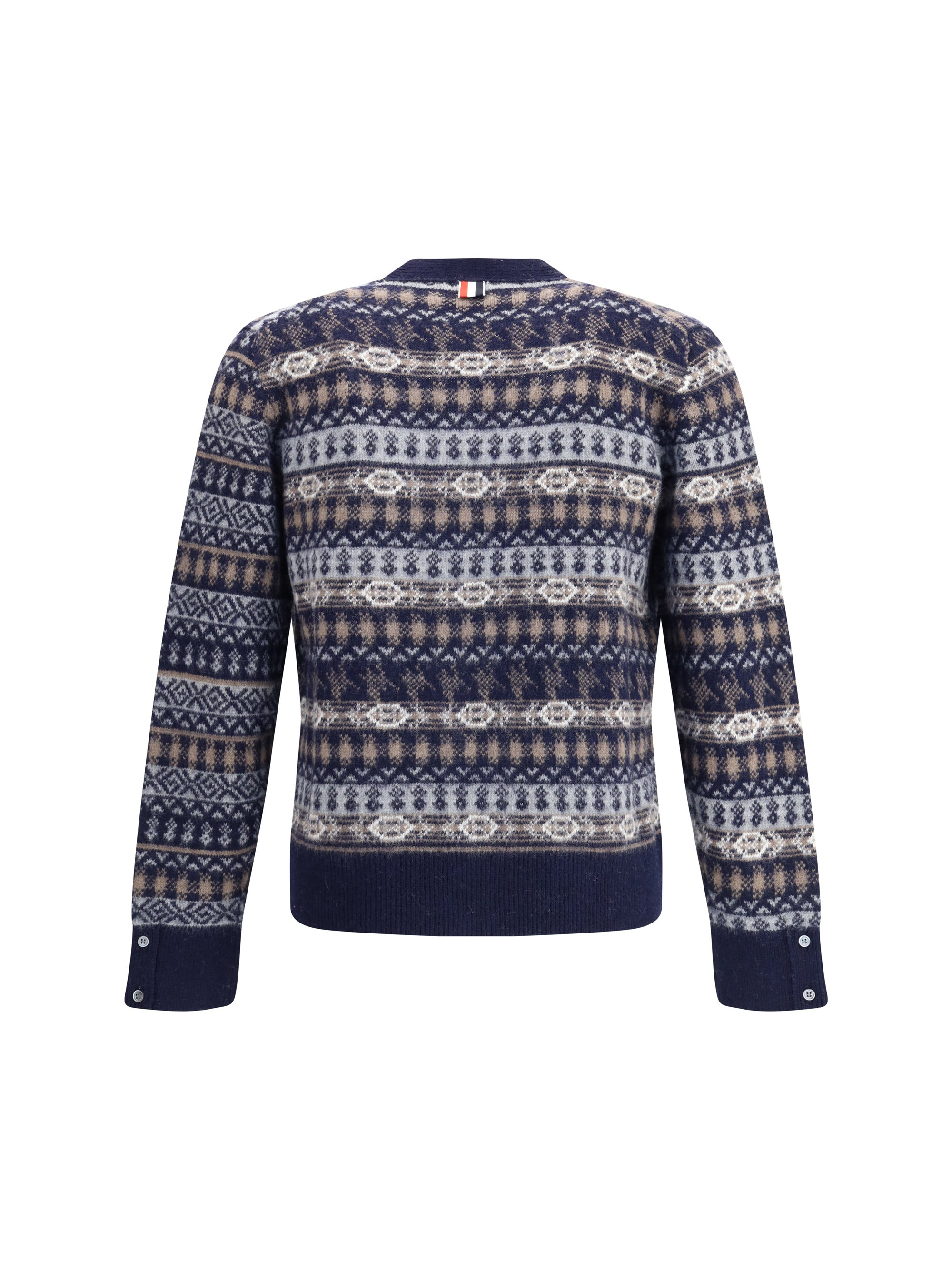 Thom Browne Men Fair Isle Cardigan - 2