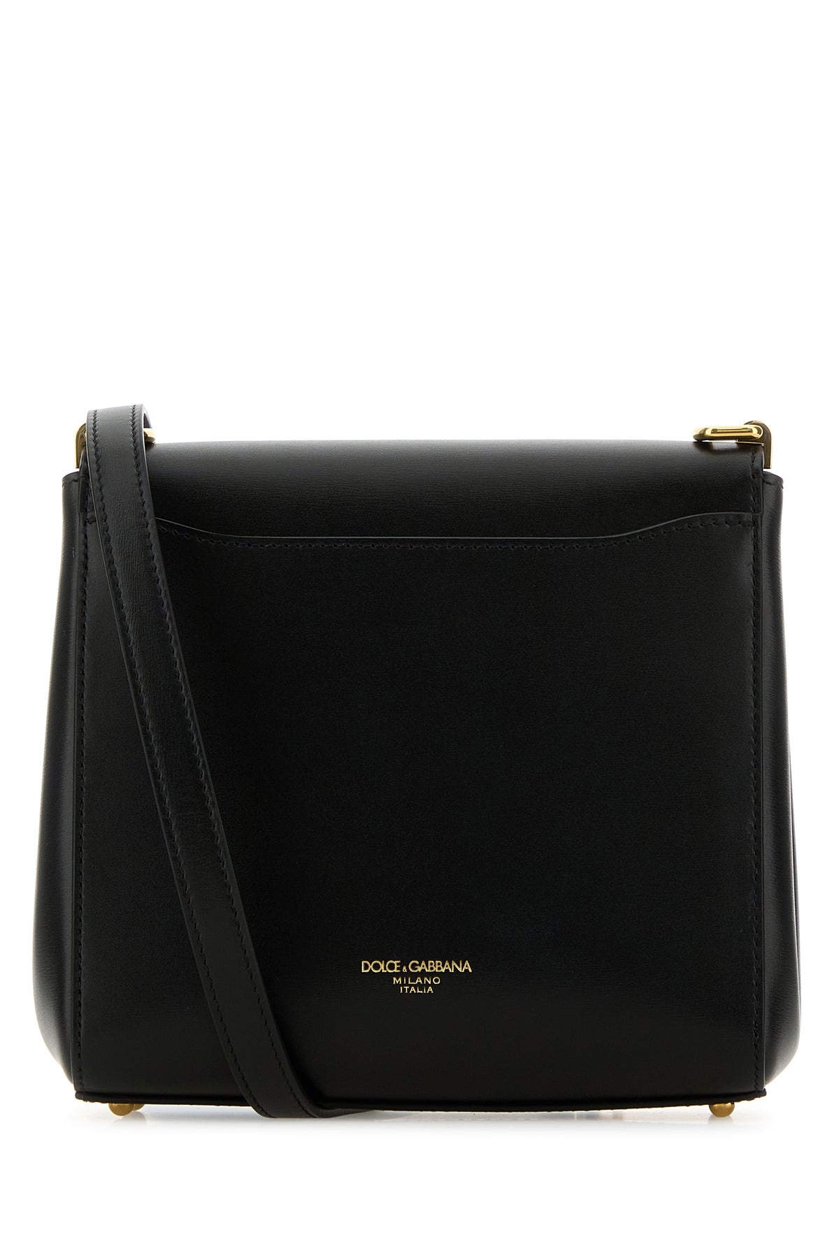 Black leather Marlene crossbody bag - 3