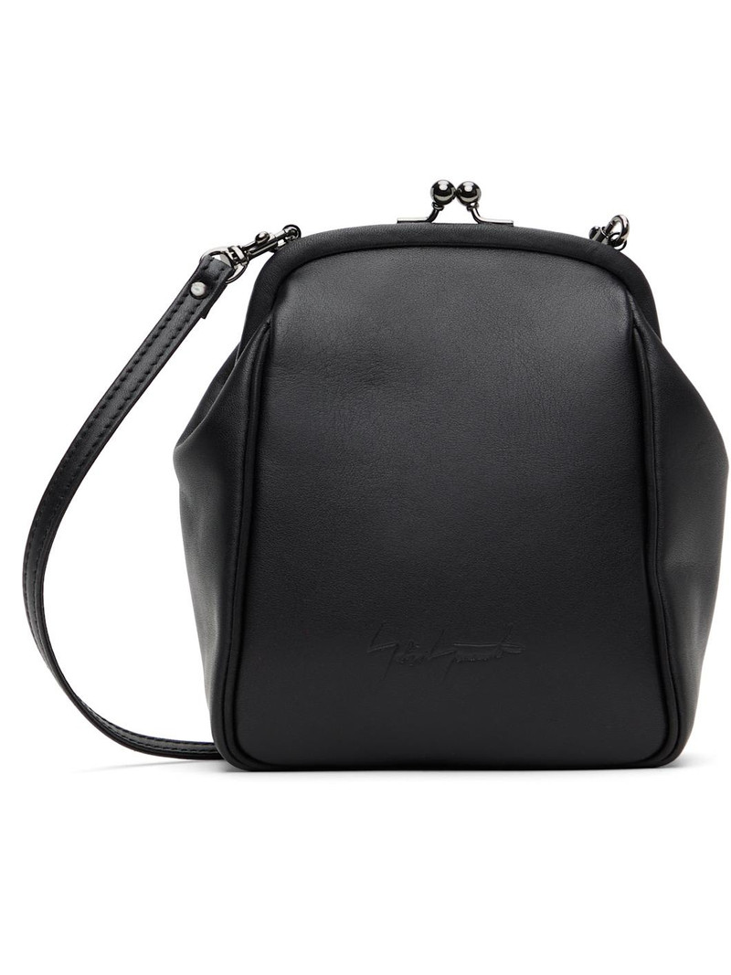 Black Clasp Shoulder Bag 1