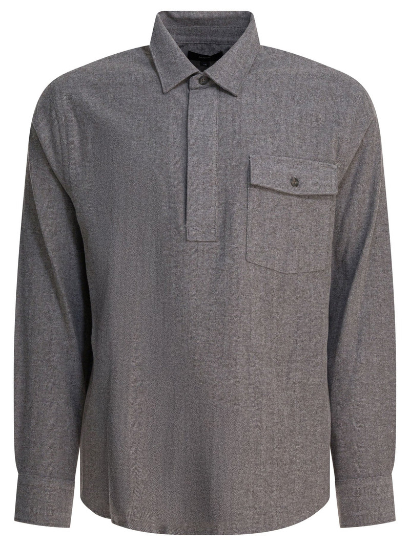 Vince Herringbone Shirt - 1