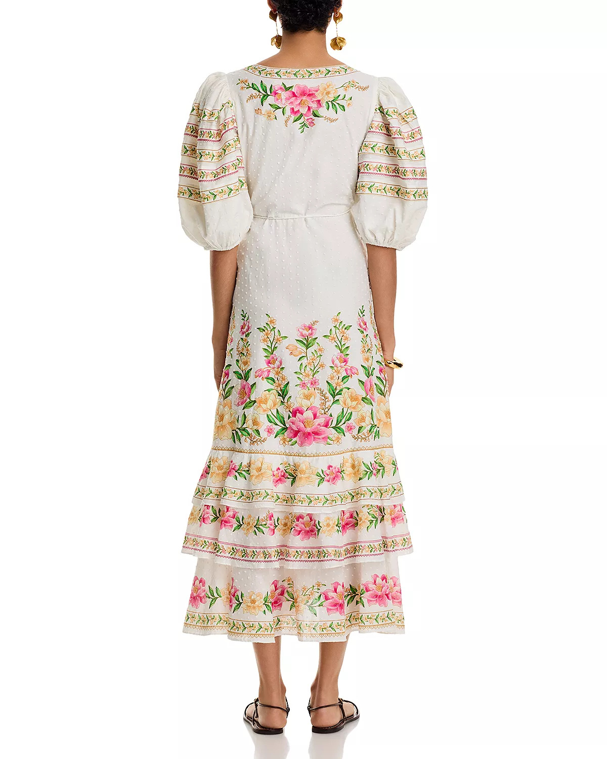 Palm Dream Wrap Dress - 4