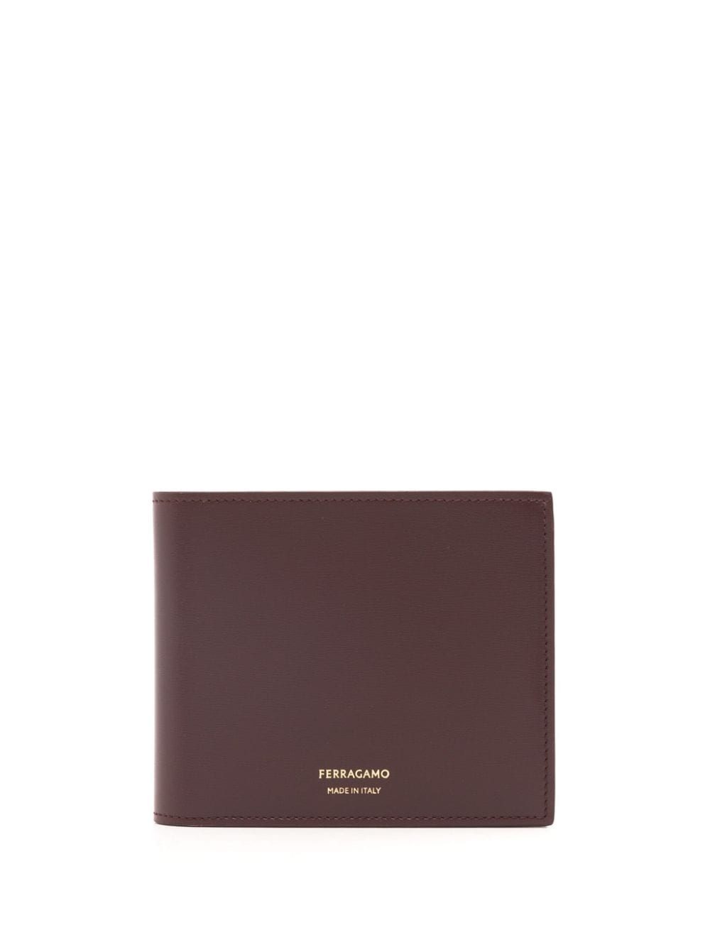 logo-stamp leather wallet - 1