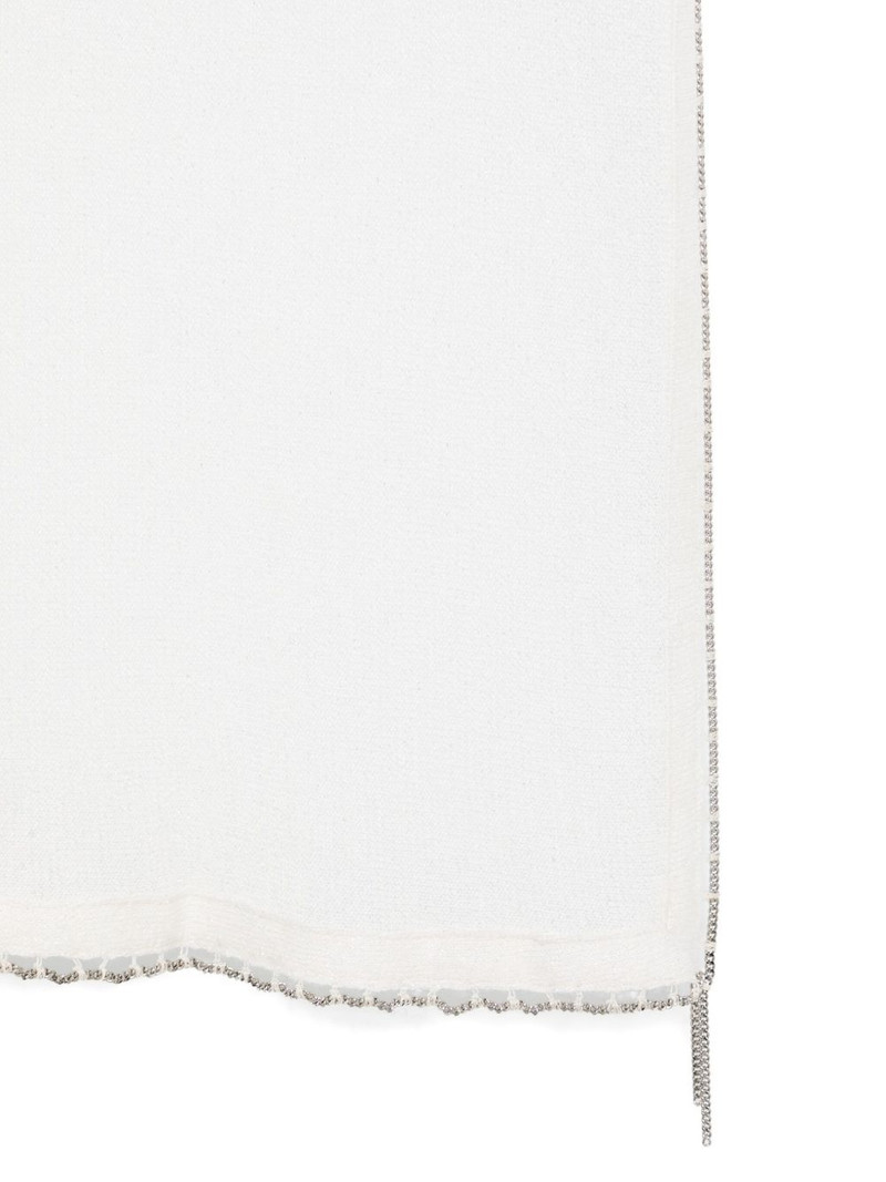 Faliero Sarti chain-trimmed scarf outlook
