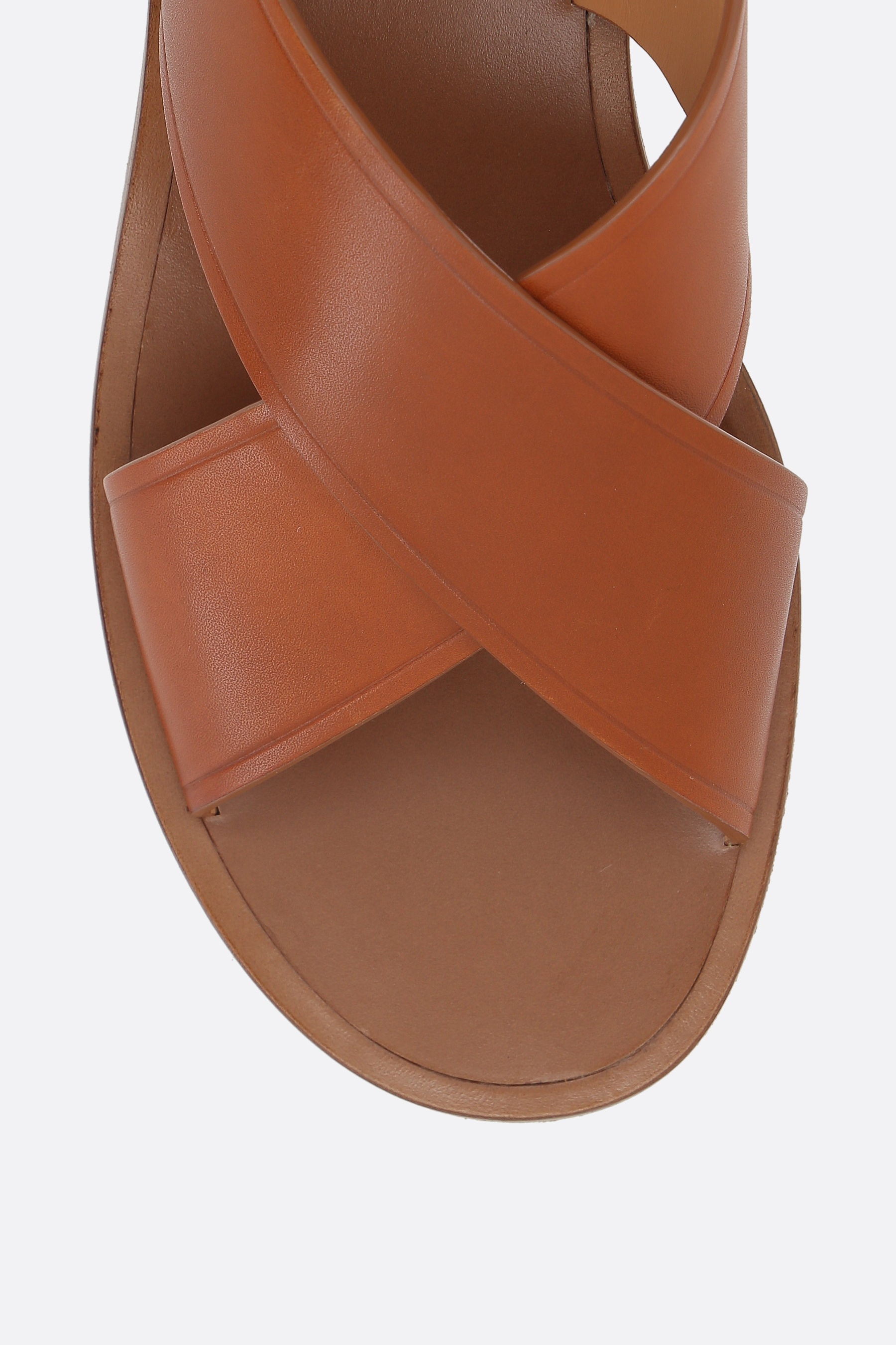 サンダル・ミュール CHURCH'S RHONDA 2 SMOOTH LEATHER FLAT SANDALS Church's RHONDA 2 SMOOTH LEATHER FLAT SANDALS