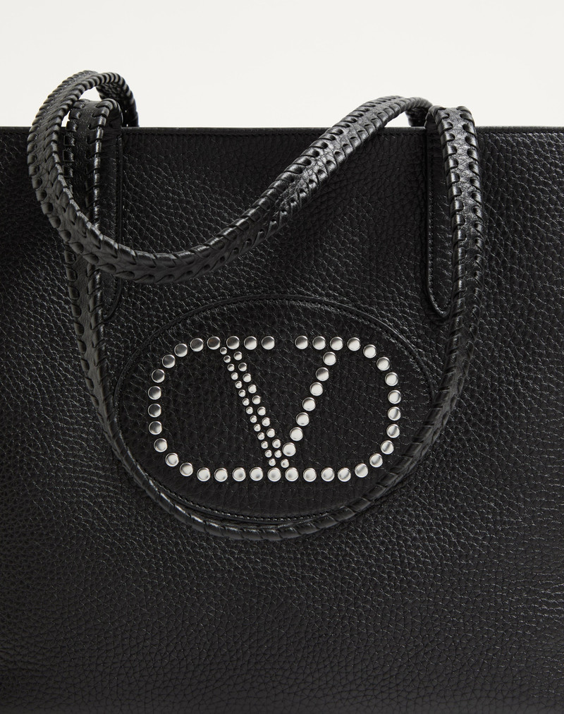 Valentino VALENTINO GARAVANI NELLCÔTE SHOPPING BAG IN GRAINY CALFSKIN outlook