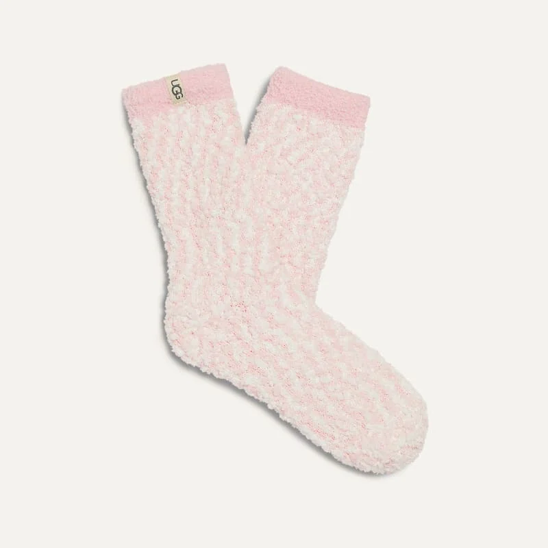 ® Women's Cozy Chenille Sock Recycled Materials/Polyester Blend in Seashell Pink - 1
