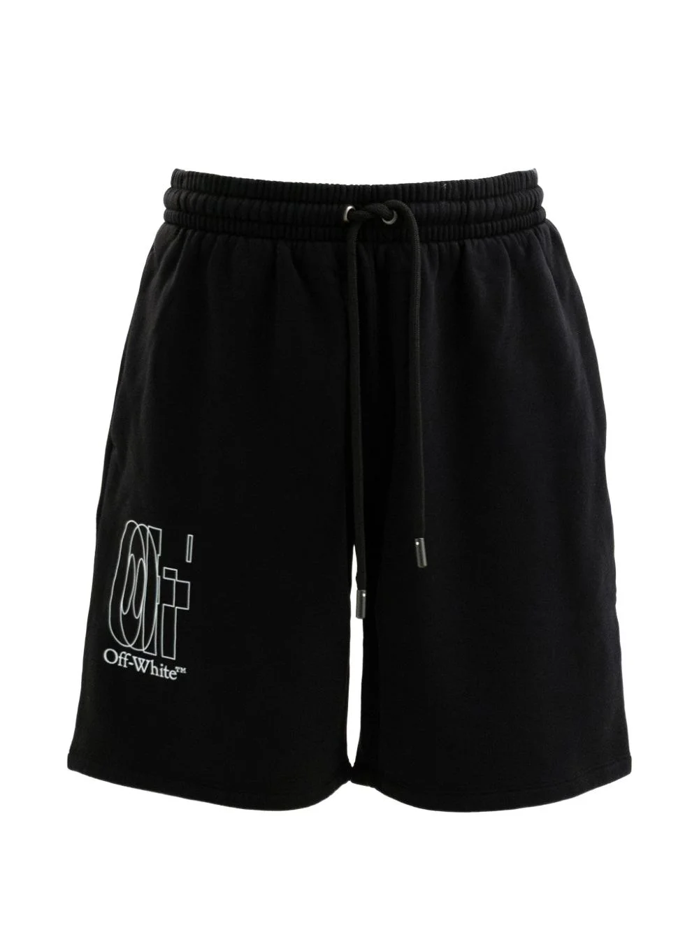 logo-print drawstring shorts - 1