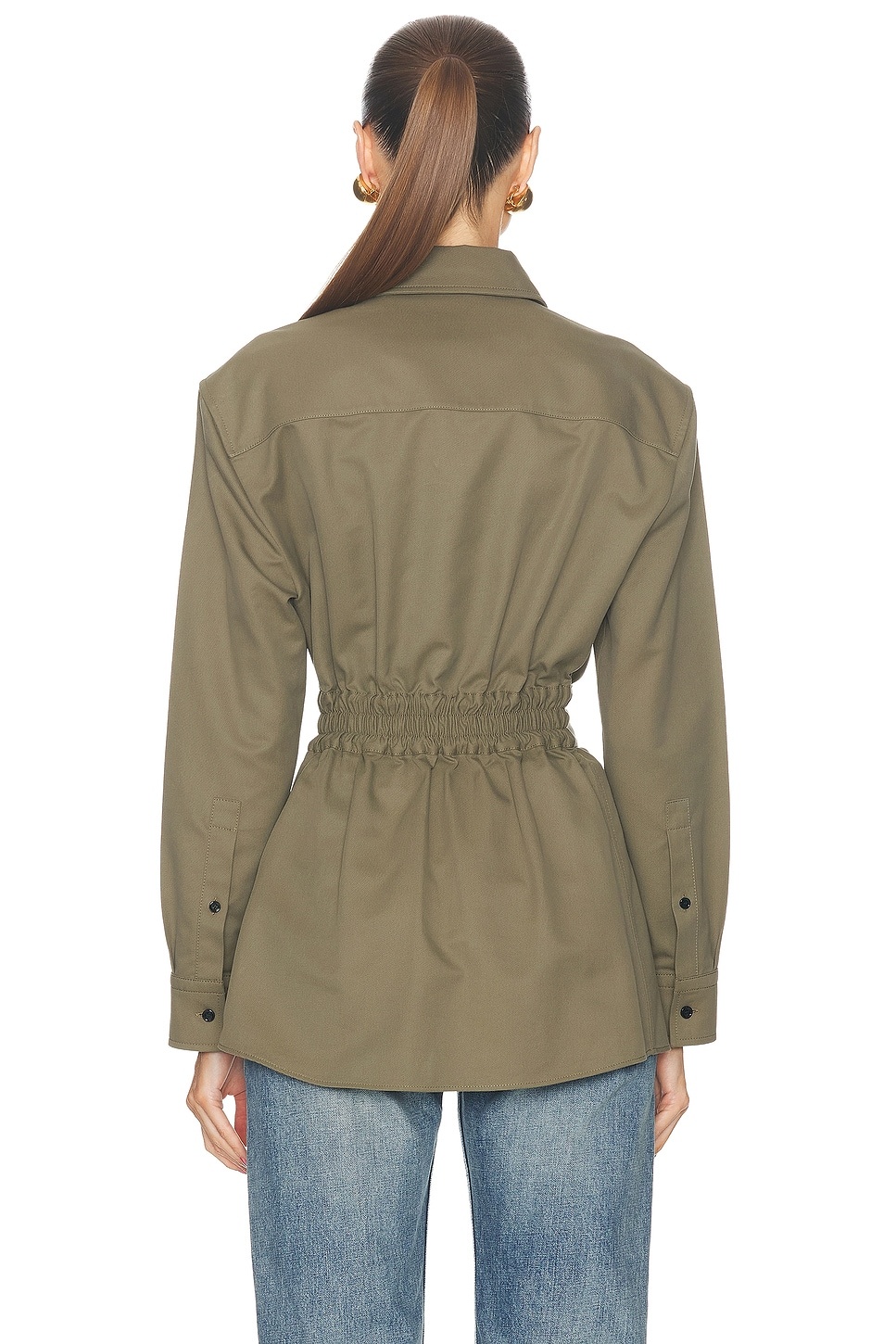 Belted Button Up Top - 3