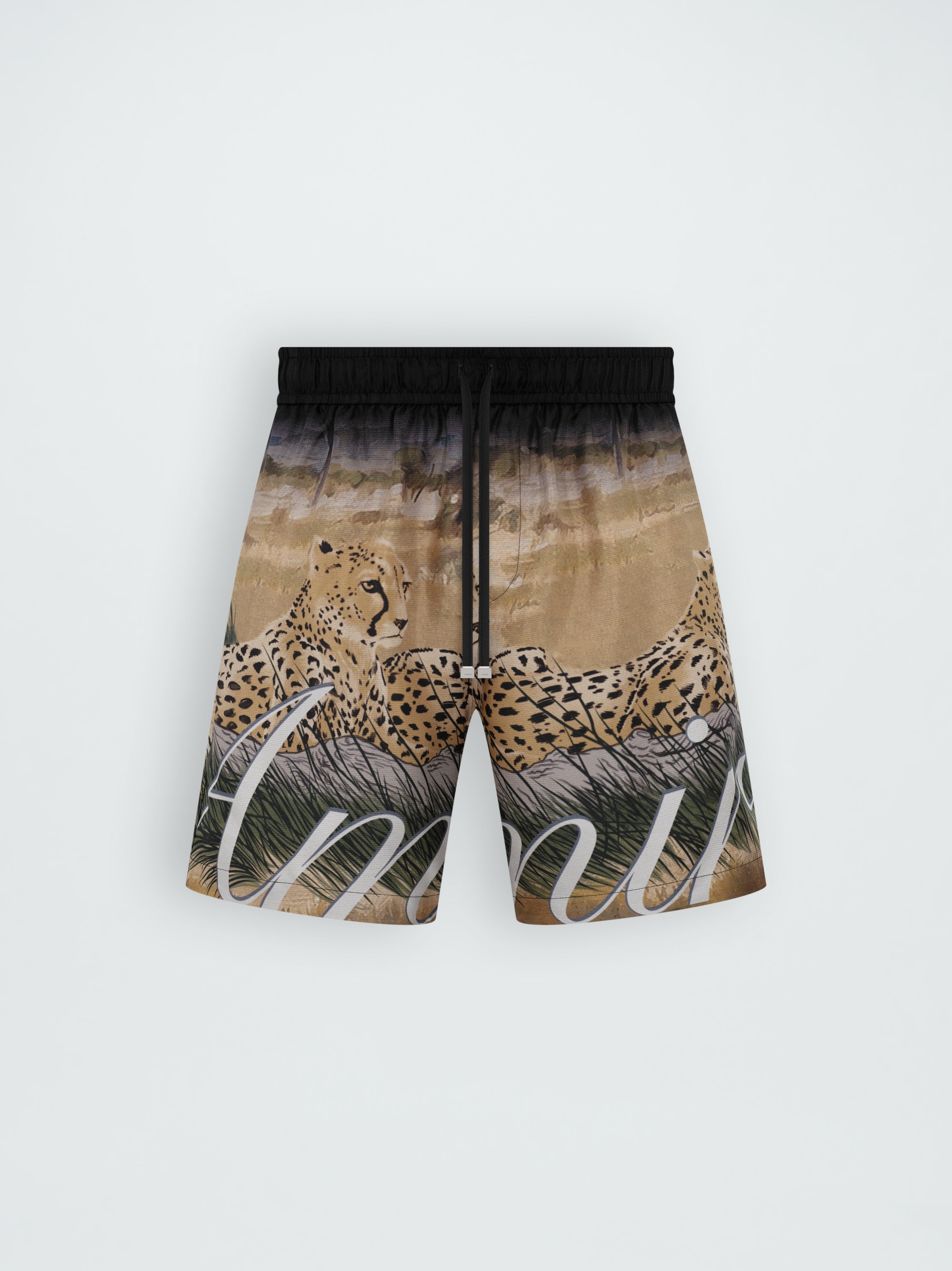 CHEETAH PRINT DRAWSTRING SHORT - 1