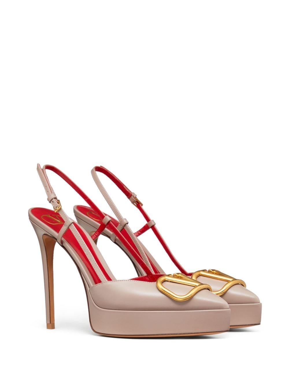 VLogo Signature slingback pumps - 2