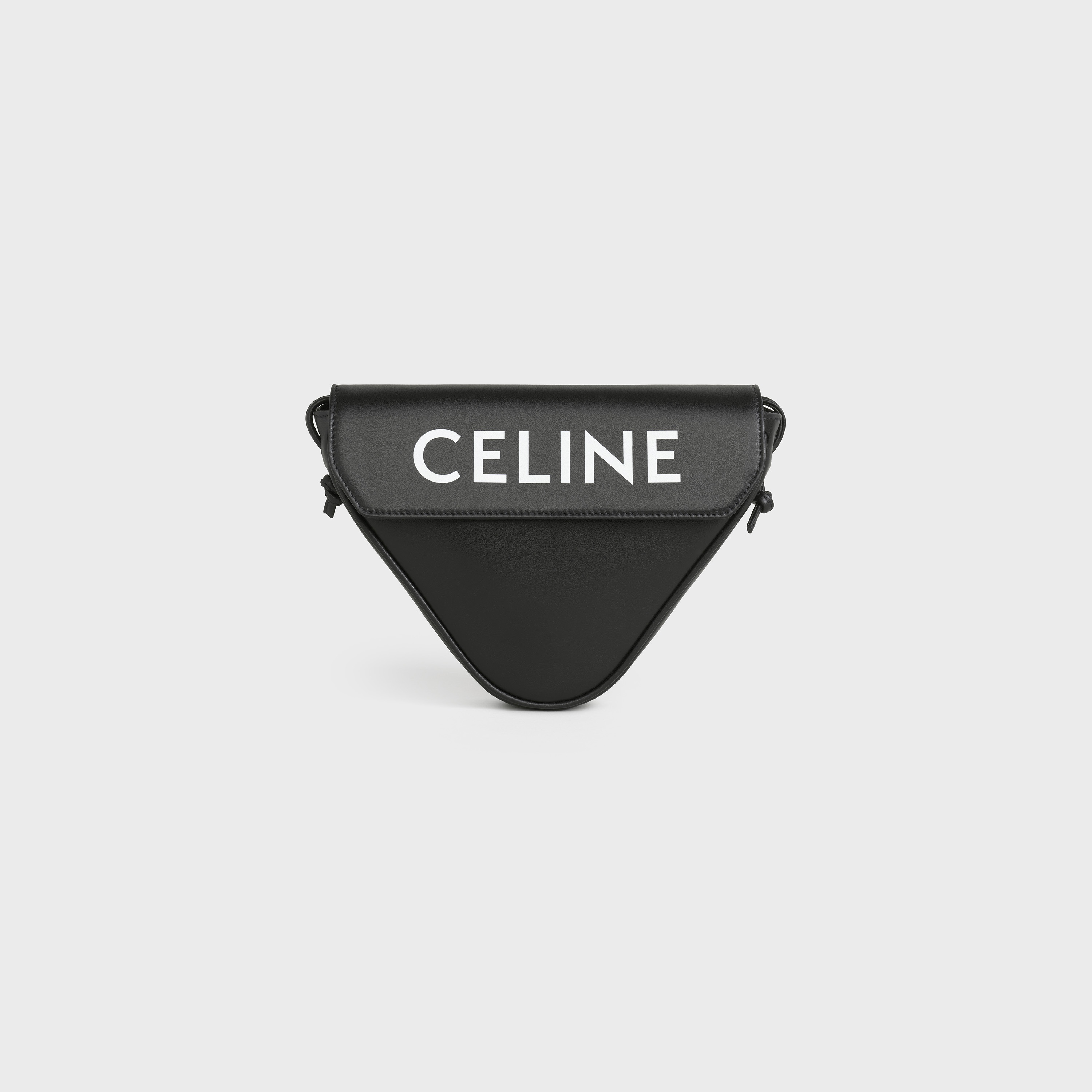 Triangle bag in Smooth calfskin with Celine Print - 1