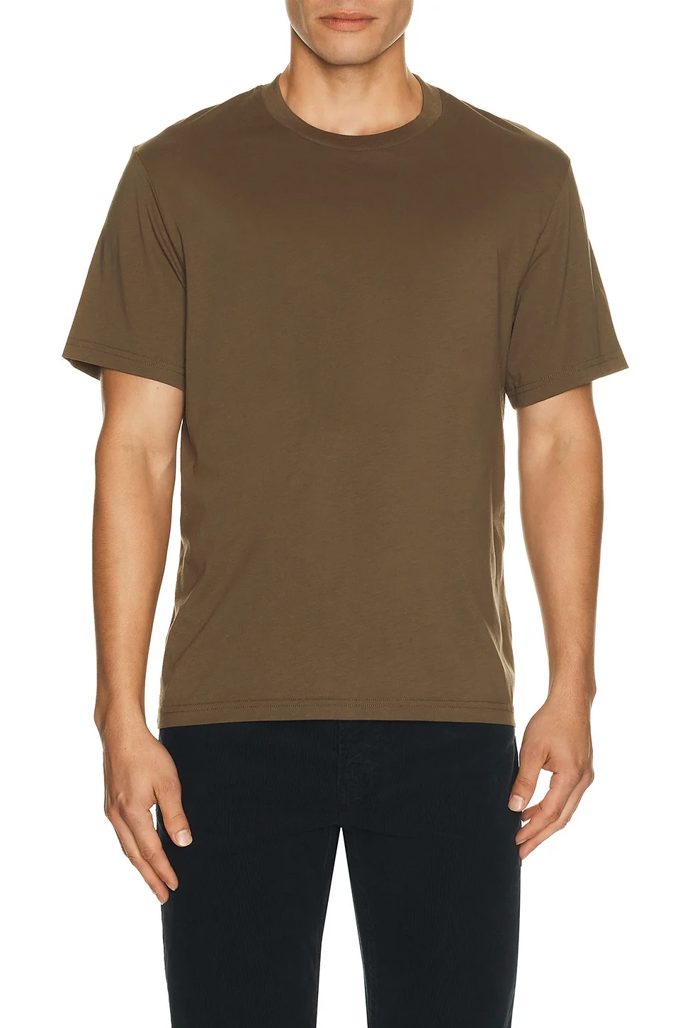 Short Sleeve Light Cotton Tee - 1