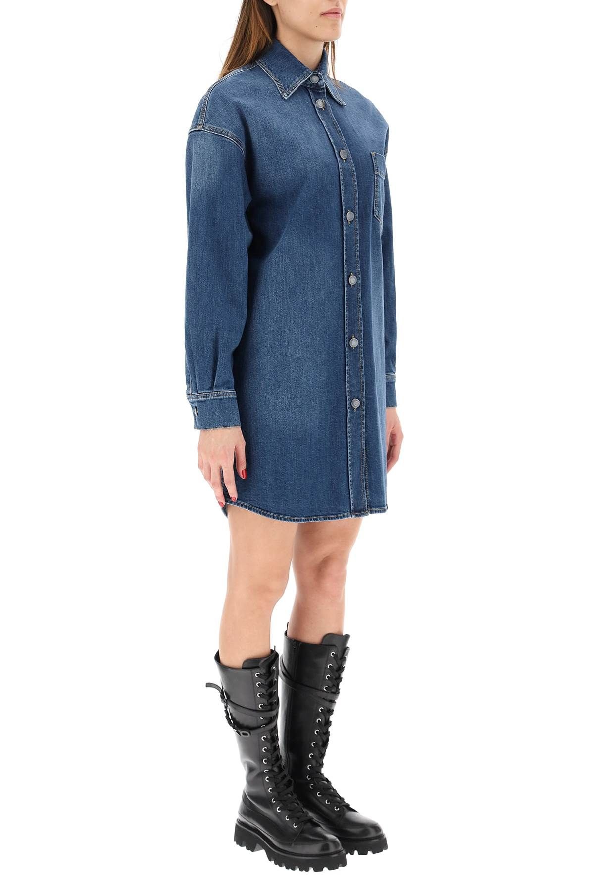 DENIM SHIRT DRESS - 3