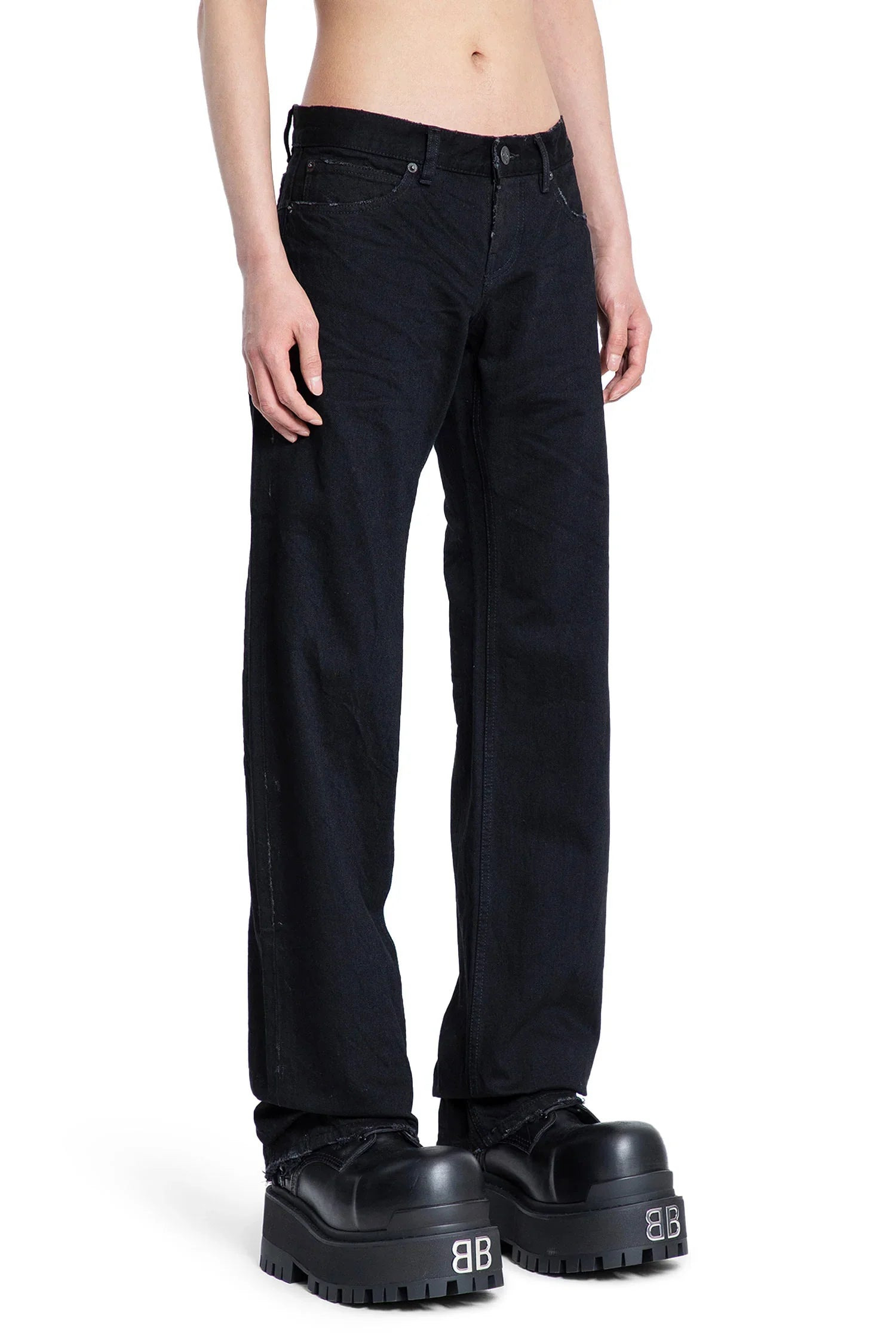 Fitted-Low-Waist-Pants - 2