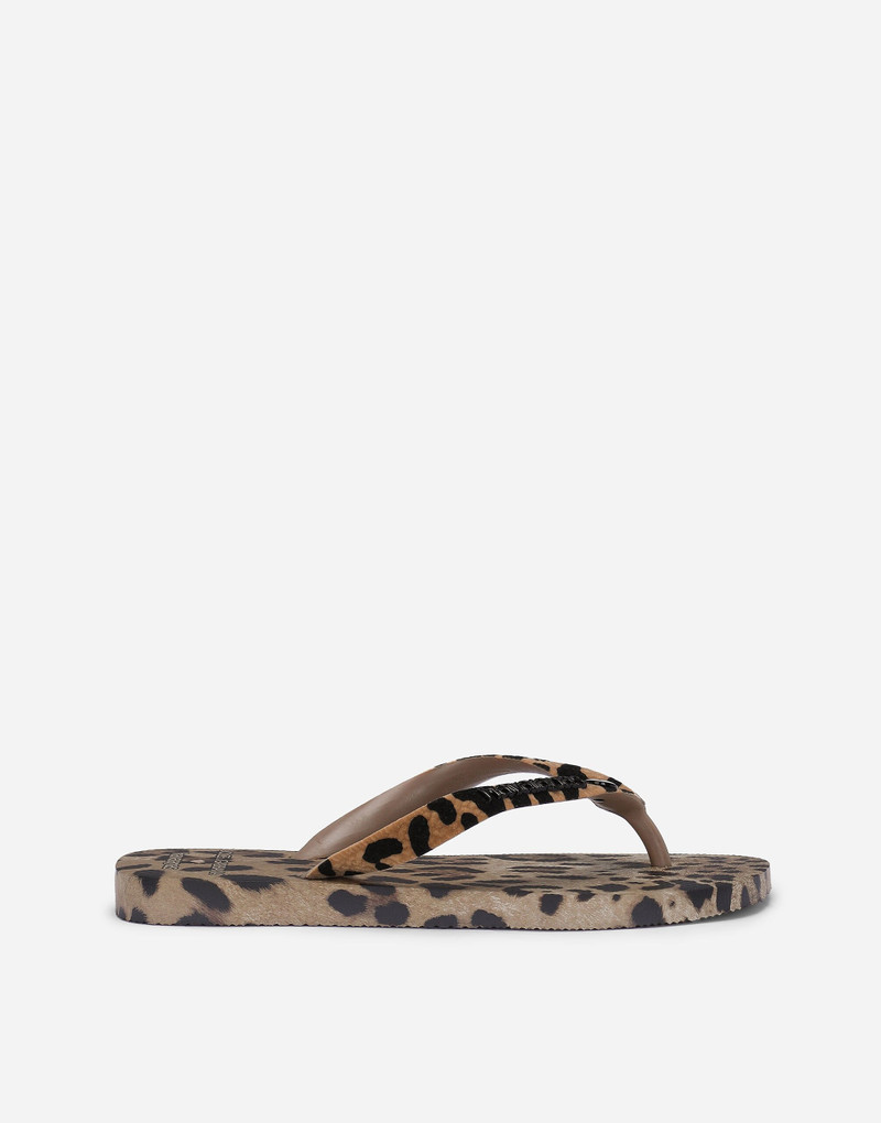 Dolce&Gabbana x Havaianas Leopard Flip-Flops 1