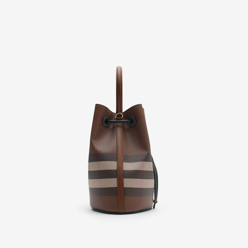 Small Check Bucket Bag 4