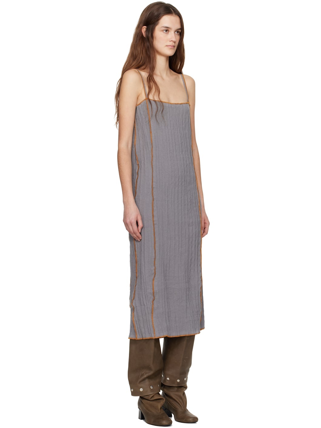 Gray Shok Midi Dress - 2