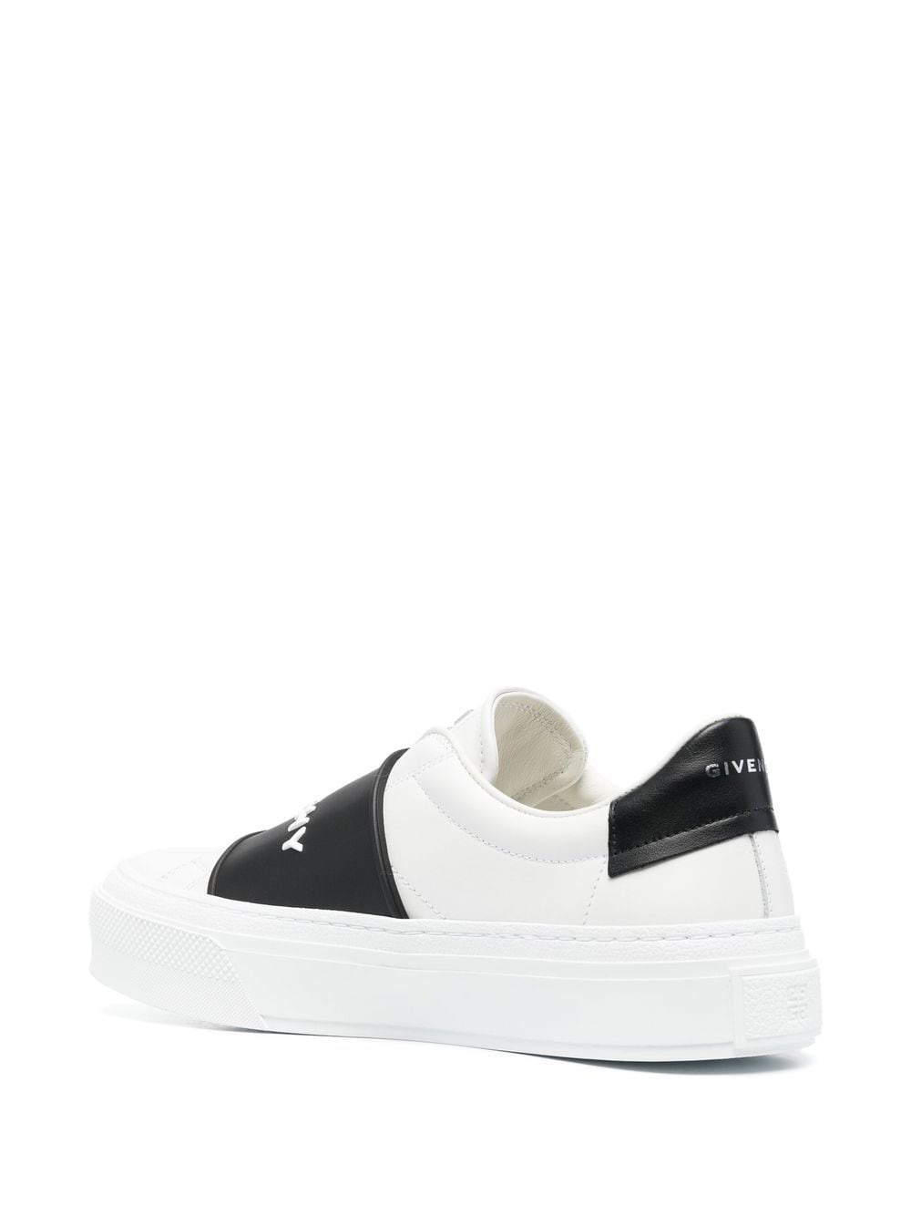 logo-print low-top sneakers - 3