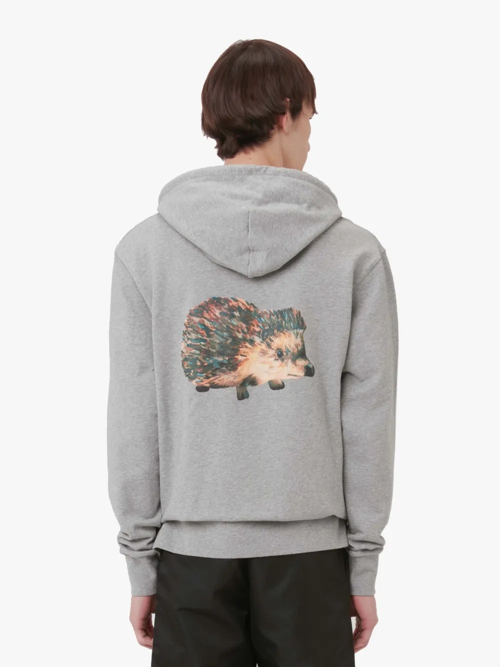 PRICKLY SLOGAN BACK PRINT HOODIE - 2