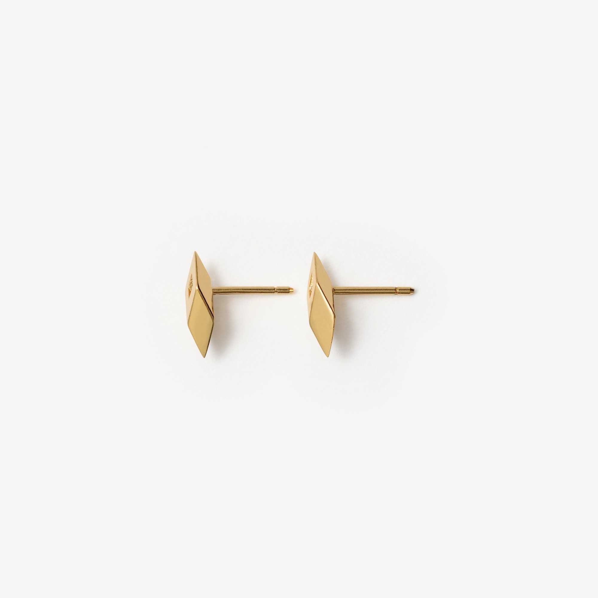 Gold-plated Hollow Stud Earrings - 2