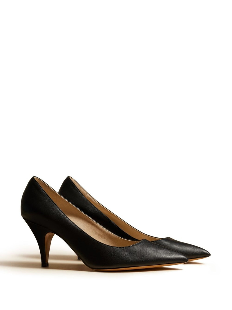 KHAITE The River 75mm leather pumps outlook