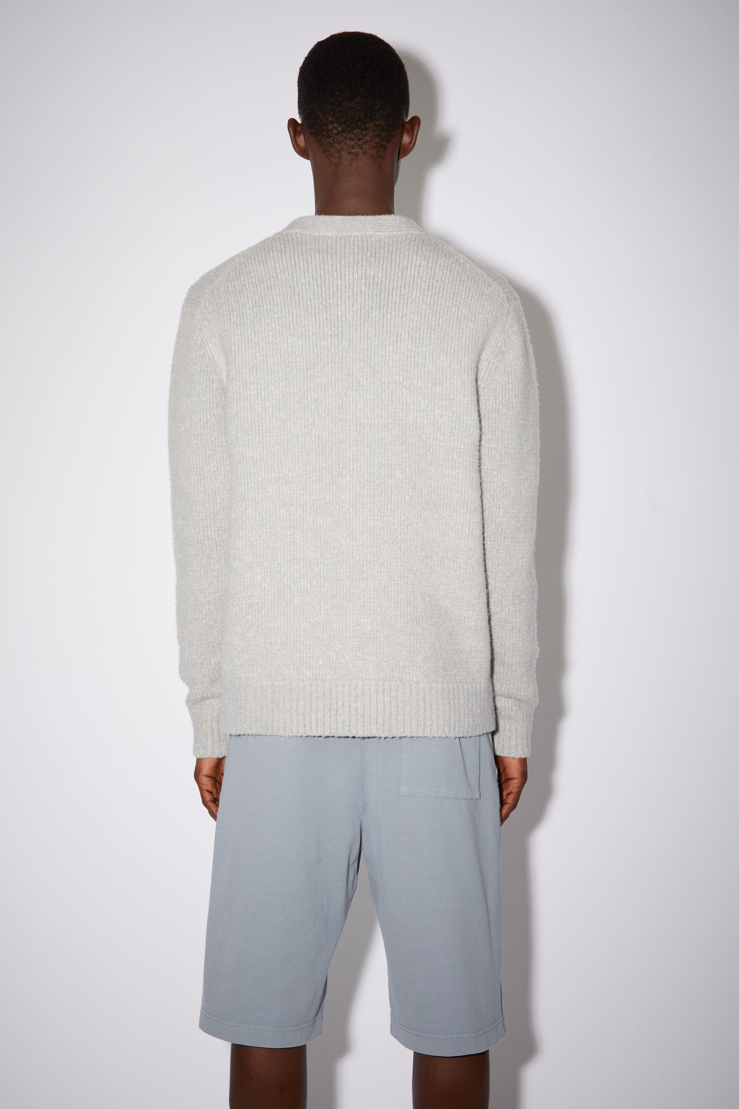 Cardigan sweater - Steel blue - 3