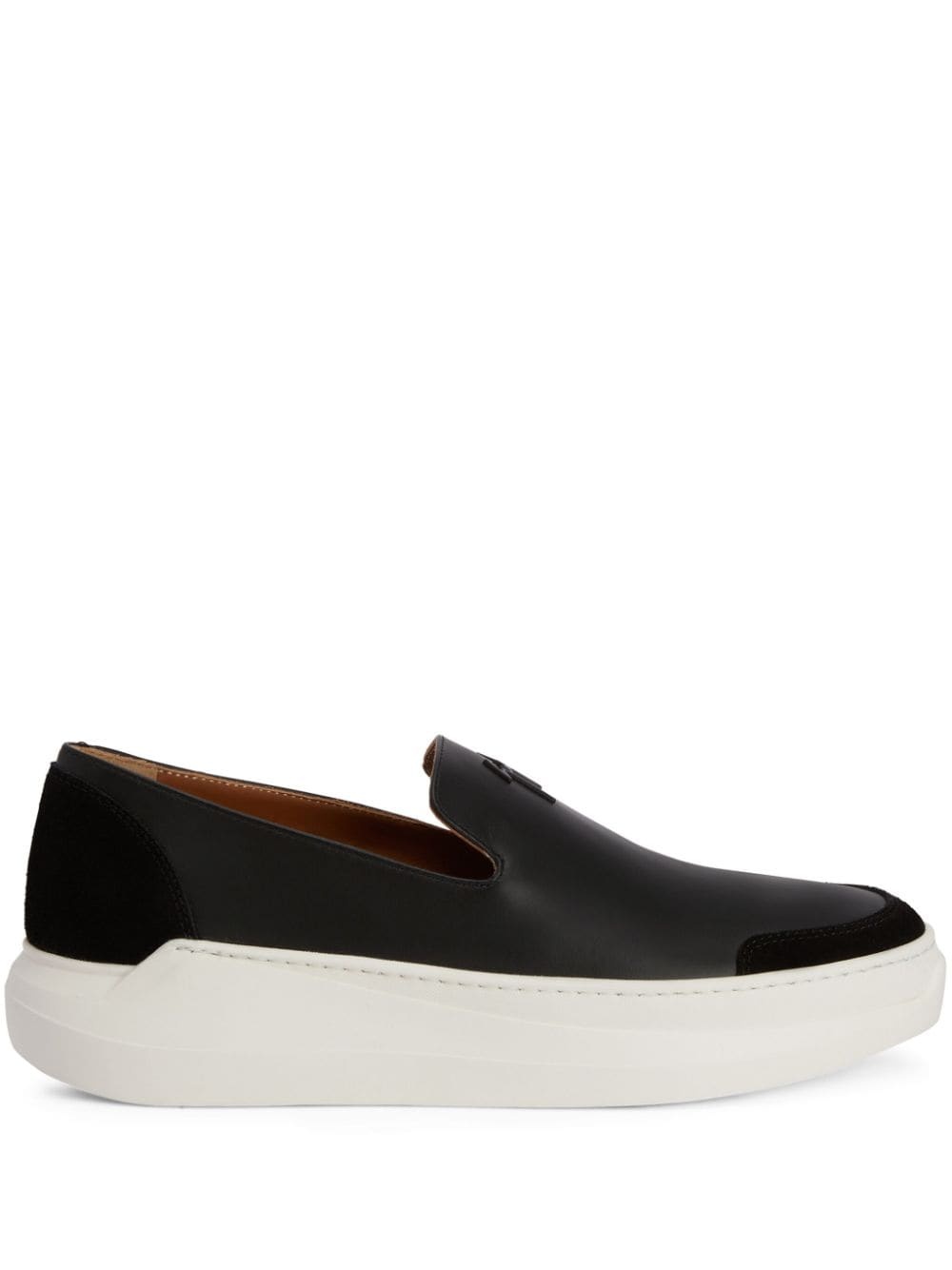 Conley logo-lettering loafers - 1