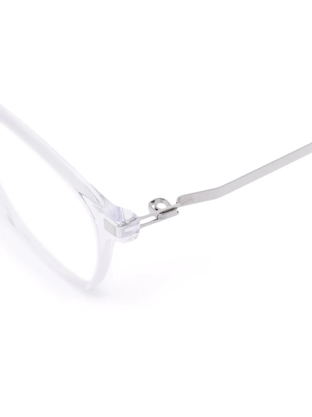 logo square-frame glasses - 3