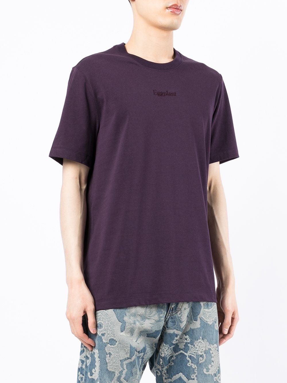 Eggplant short-sleeve T-shirt - 4