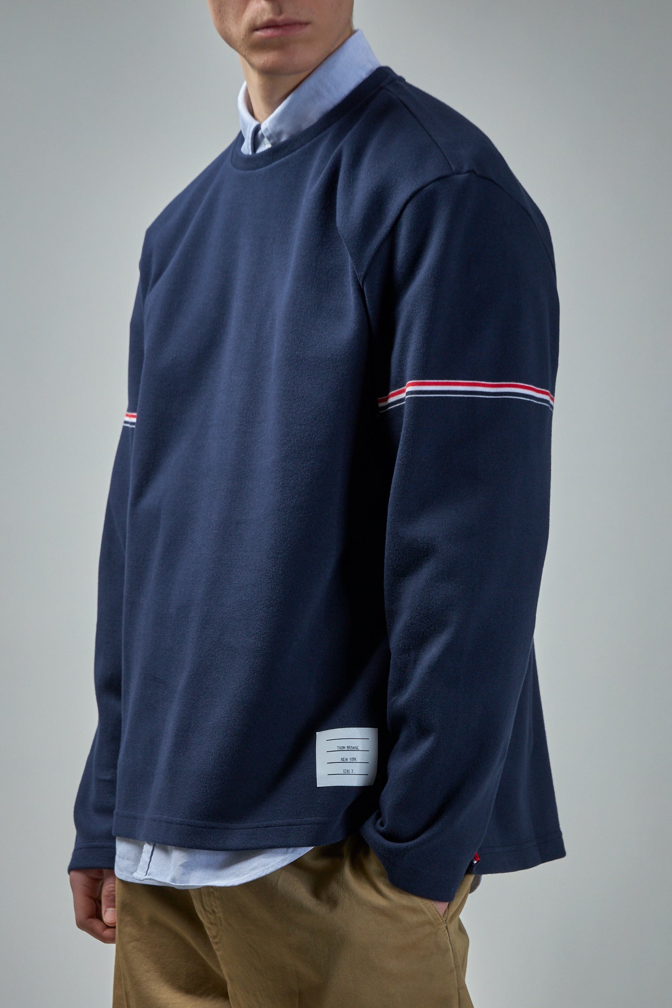 Rugby Fit Long Sleeve Tee In Cotton - 5