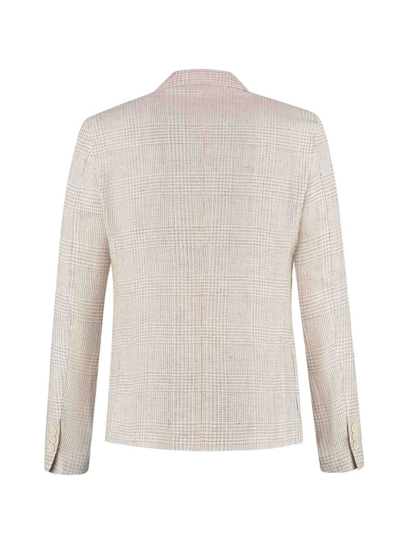 LARDINI buttoned checked blazer outlook