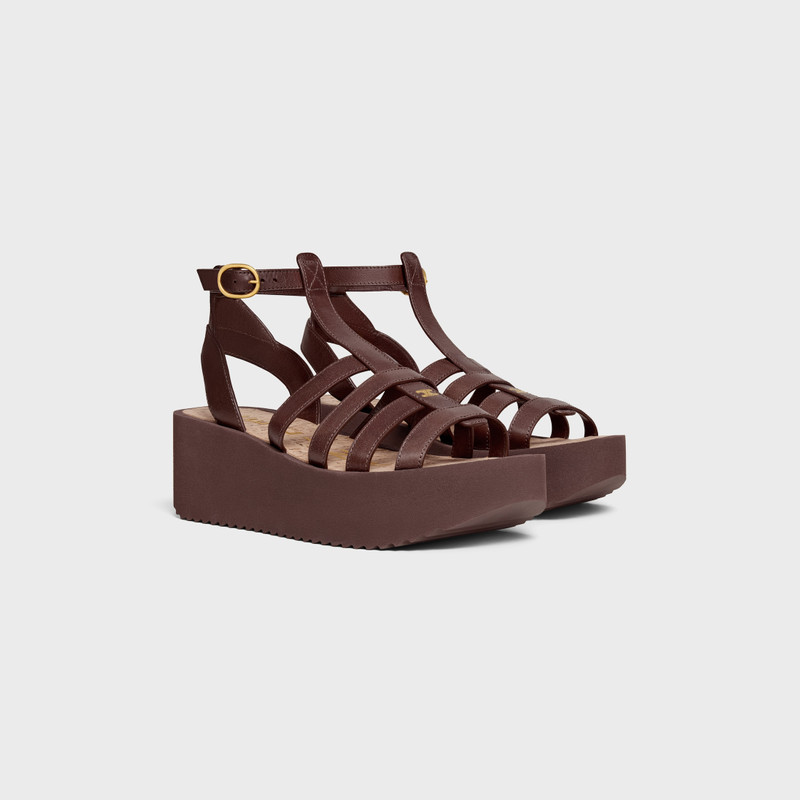 SUNNY WEDGE SANDAL IN Calfskin - Vegetal Tanning 2