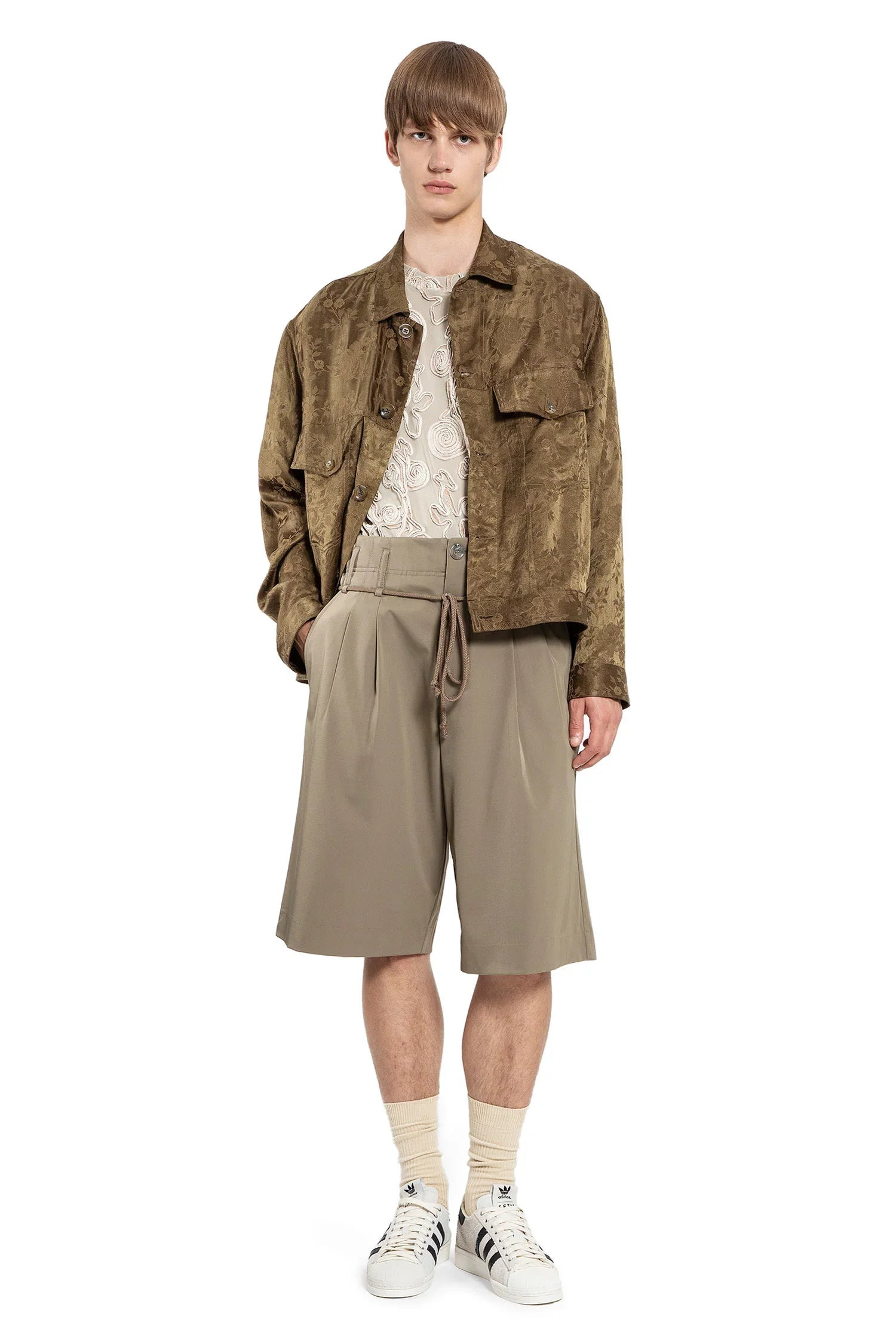 Floral-Jacquard-Worker-Jacket - 4