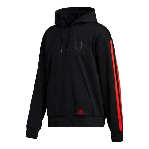 Men's adidas Basketball Sports Black Pullover GL7100 - 1